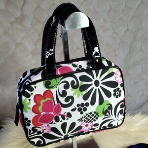 Borghese Floral Print Cosmetic Case